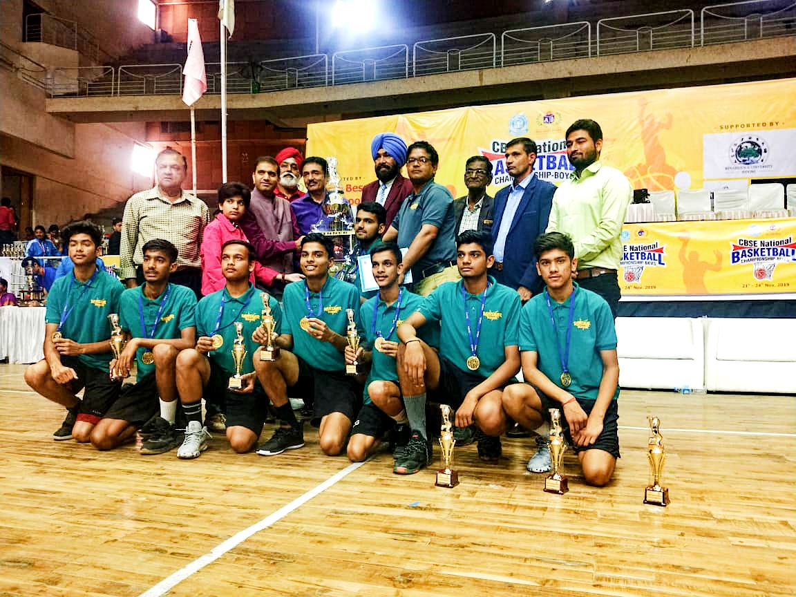 Sanskar Basketball team wins CBSE National Basketball Championship 2019